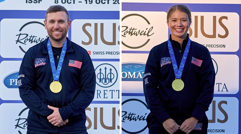 Hancock, Simonton Complete American Sweep at 2025 ISSF World Championship Shotgun